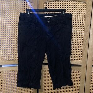 DKNY Women's Cropped‎ Black Jeans